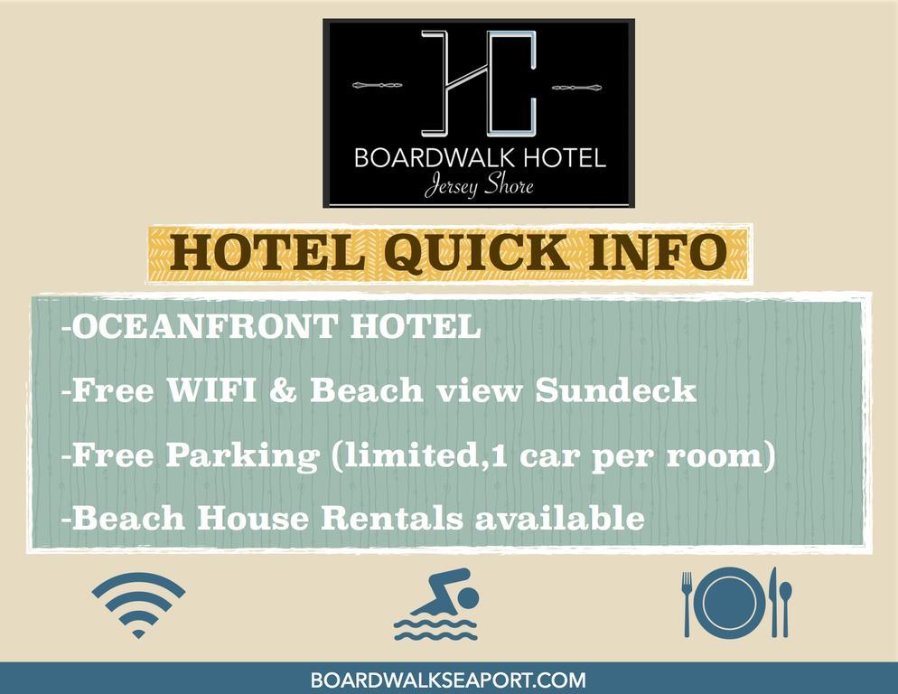 Boardwalk Hotel Charlee & Apartments Beach Hotel Oceanfront Seaside Heights Buitenkant foto